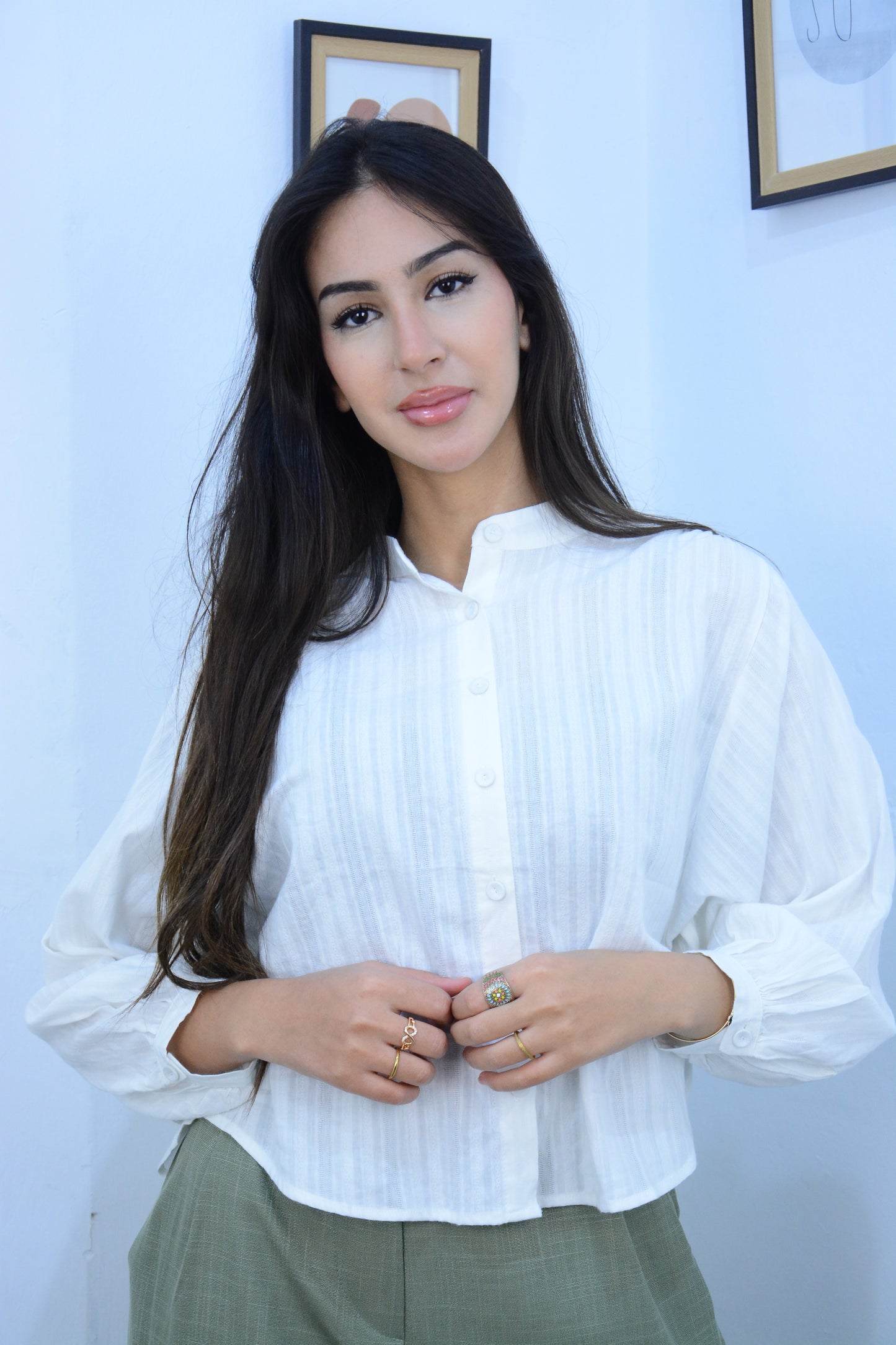 Chemise Lin Blanche
