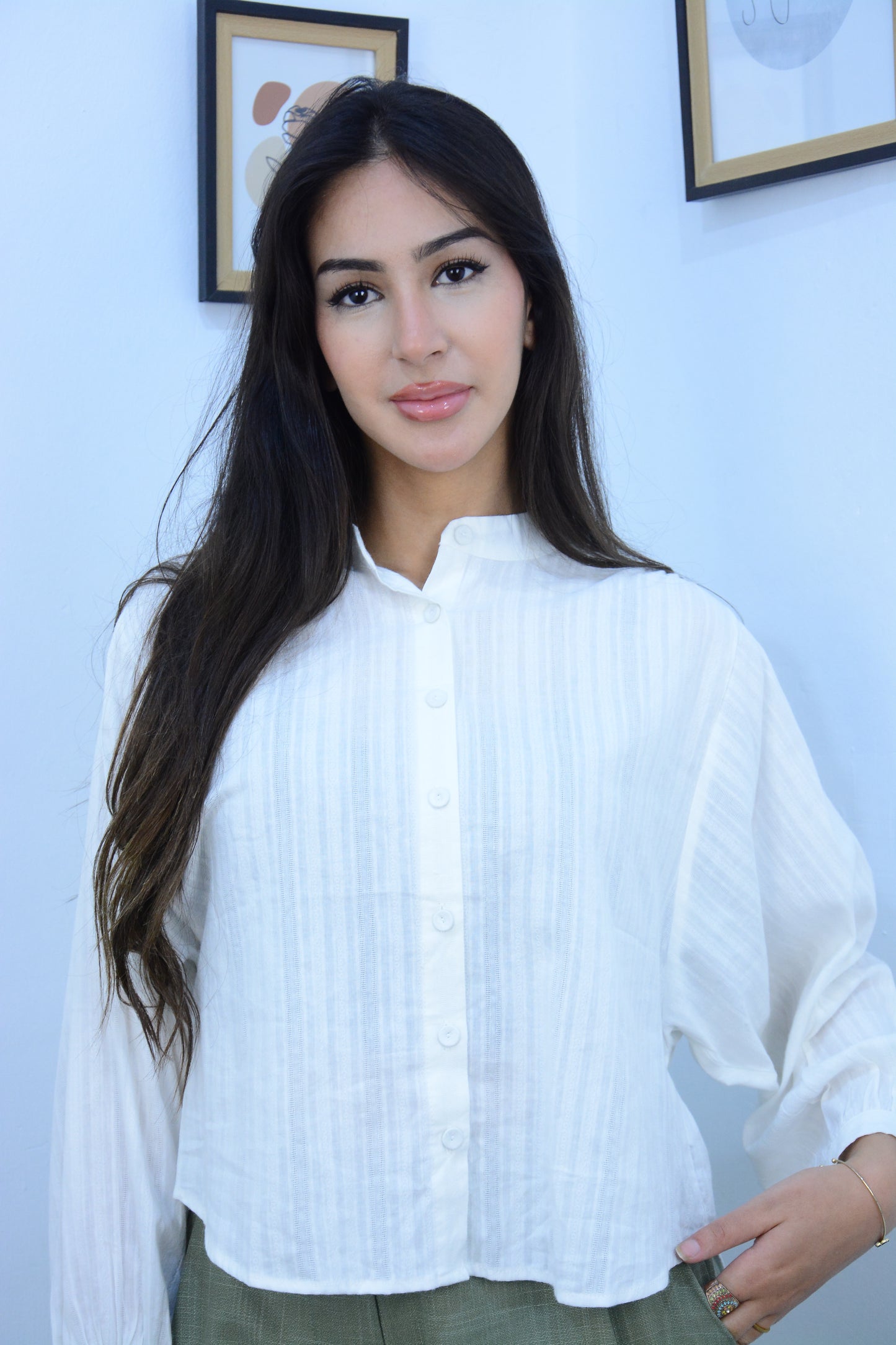 Chemise Lin Blanche