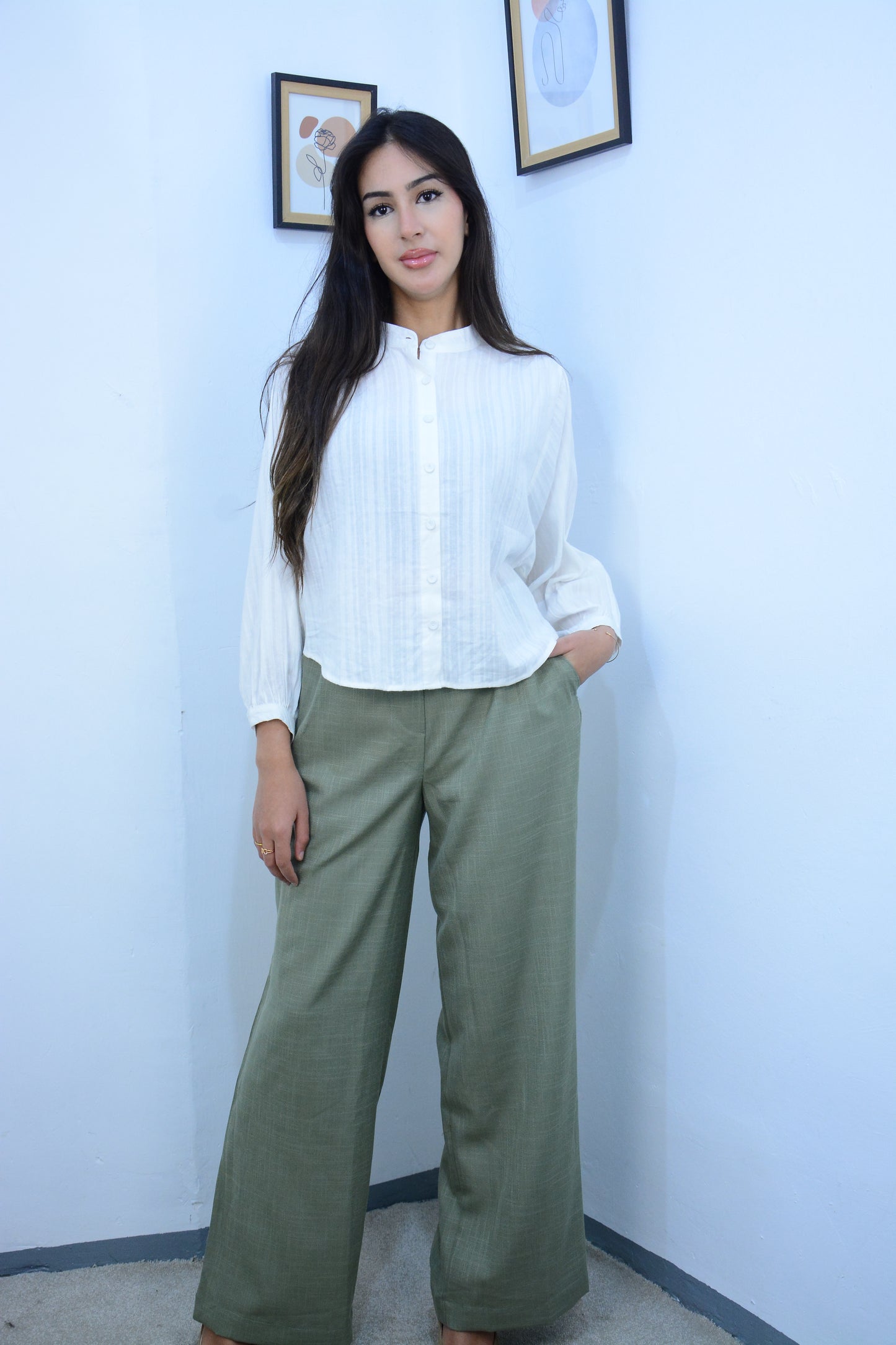 Chemise Lin Blanche