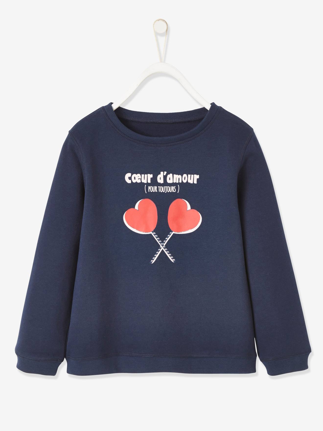 Sweat discount avec coeur