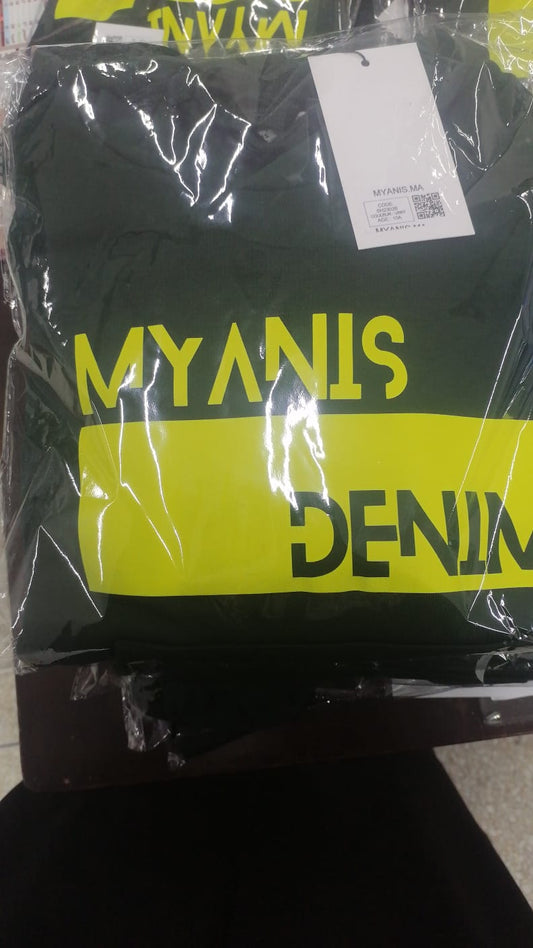 Sweat à capuche sérigraphie MYANIS 1