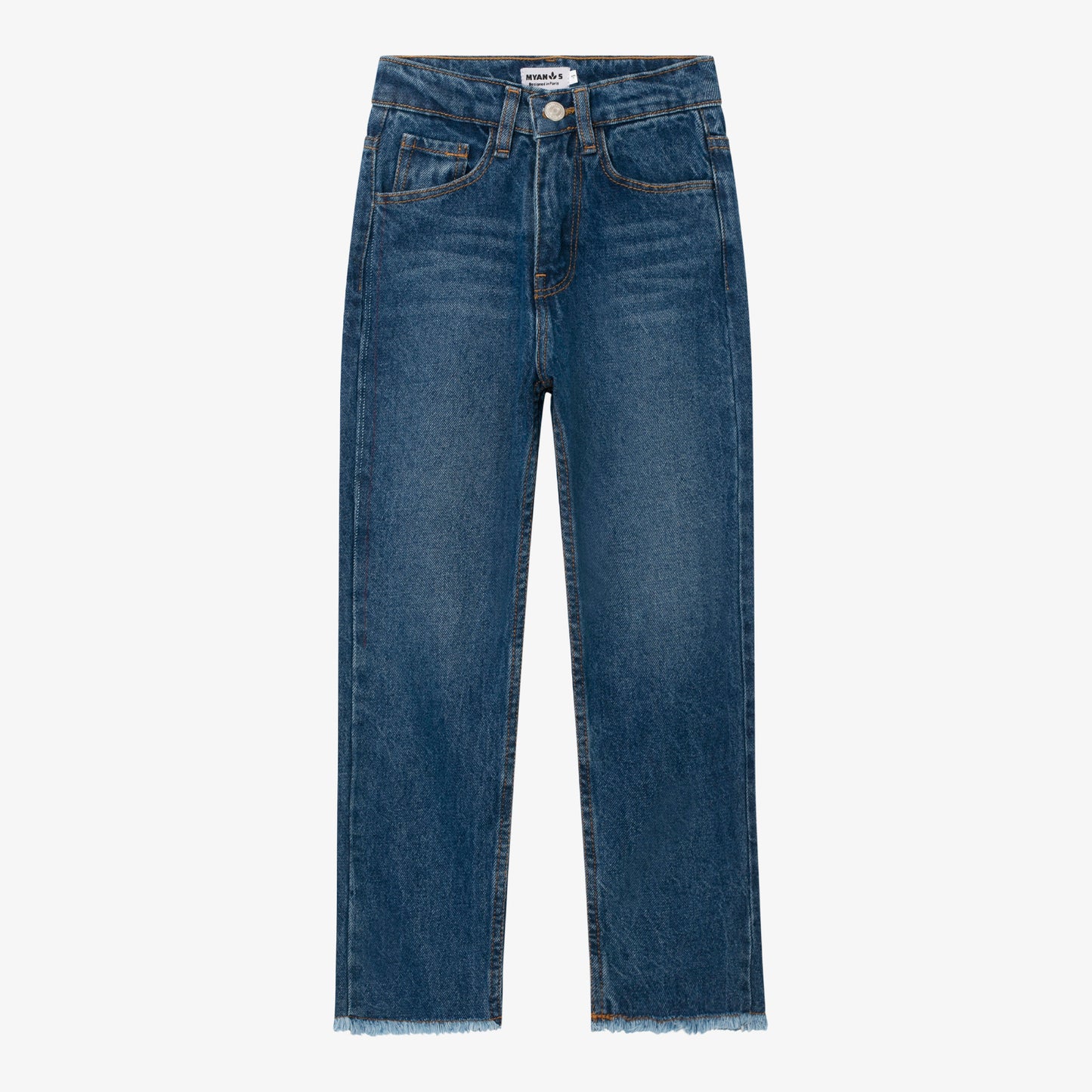 Jean denim mom pour fille