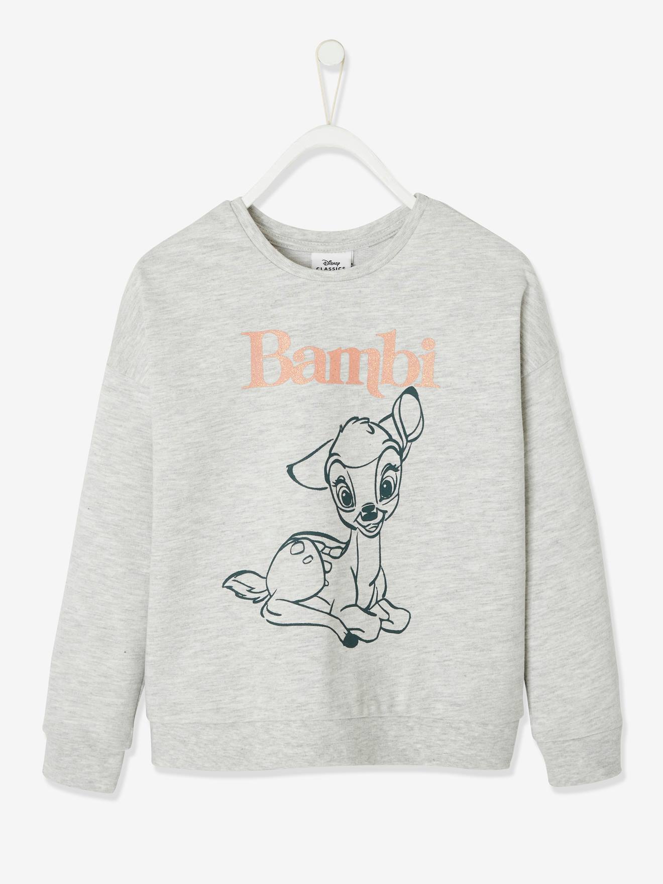 Sweat-shirt fille avec print Bambi