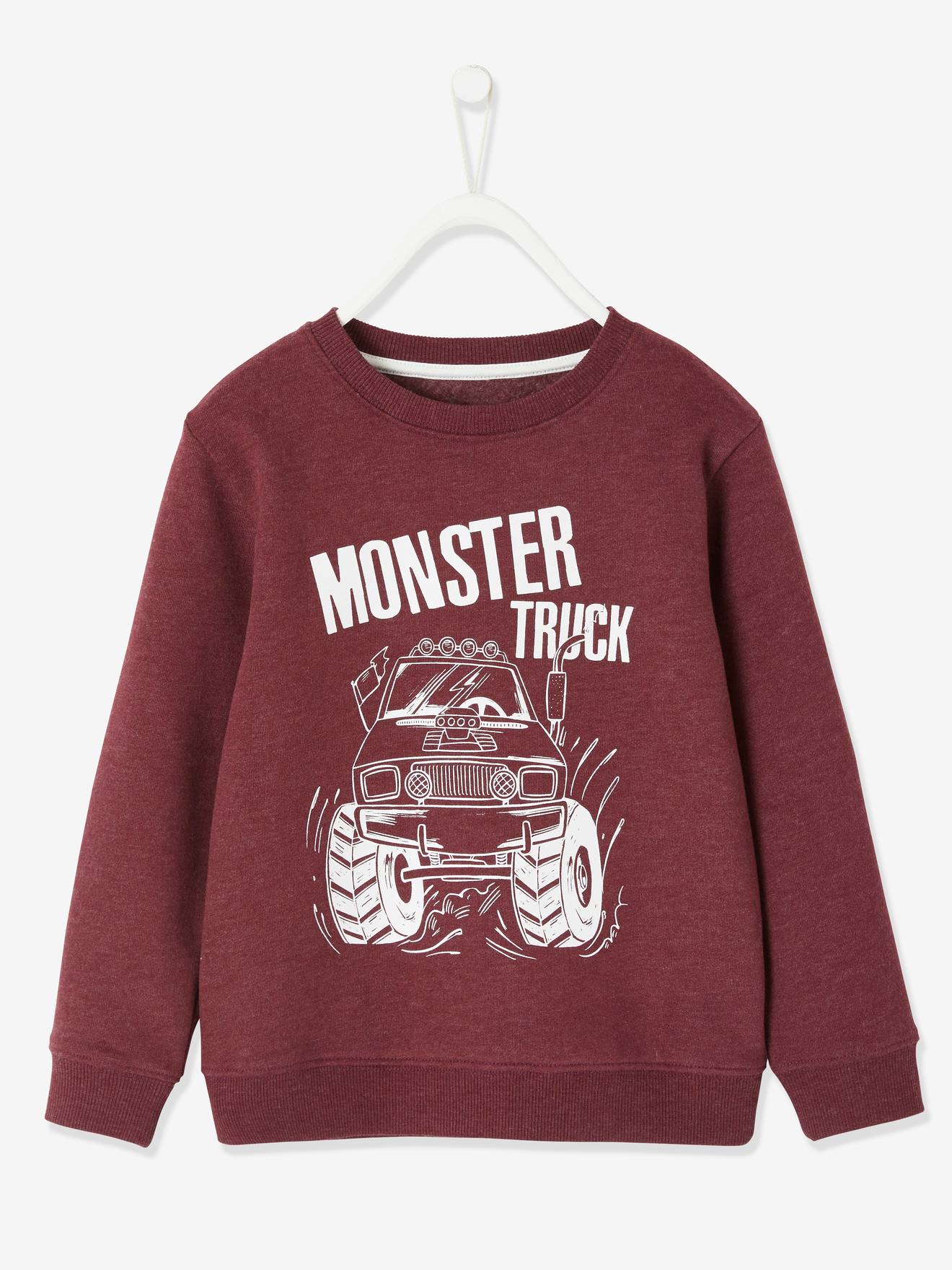 Sweat-shirt garçon avec print Monster